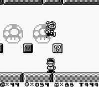 une photo d'Ã©cran de Super Mario Land 2 sur Nintendo Game Boy